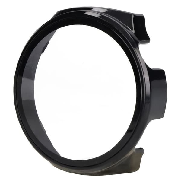 Bizon-fodral + glasklocka för Huawei Watch 4 Pro Space Edition, svart