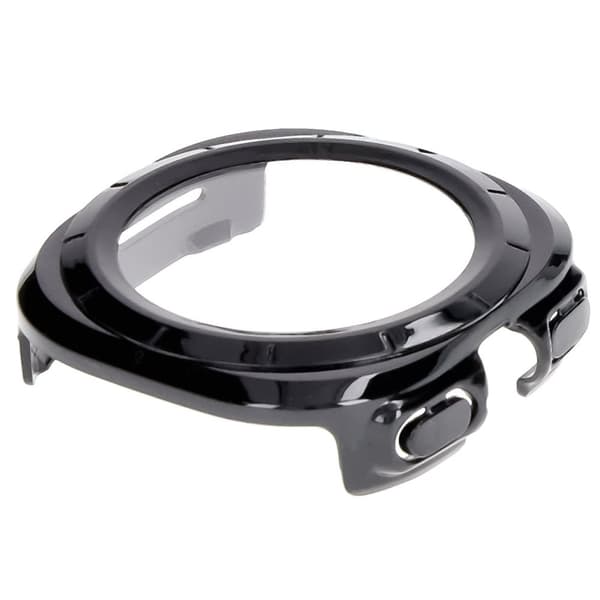 Bizon-fodral + glasklocka för Galaxy Watch Ultra 47mm, svart
