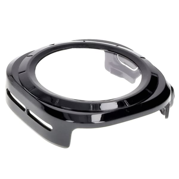 Bizon-fodral + glasklocka för Galaxy Watch Ultra 47mm, svart