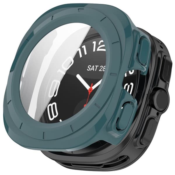 Bizon Urkasse + Glas til Galaxy Watch Ultra 47mm, Grøn