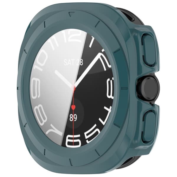 Bizon Urkasse + Glas til Galaxy Watch Ultra 47mm, Grøn
