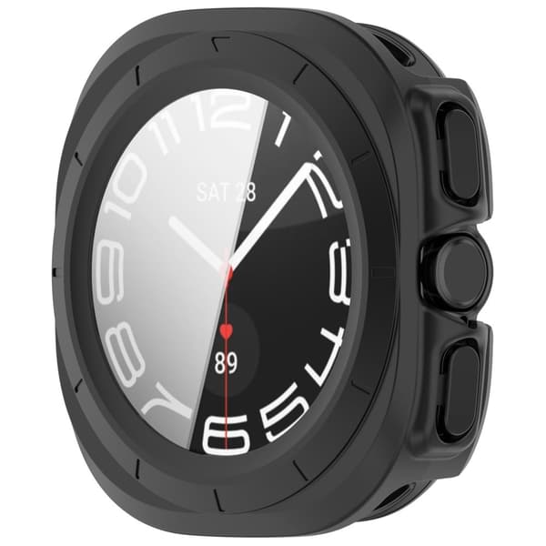 Bizon-urkasse + glas til Galaxy Watch Ultra 47 mm, matsort