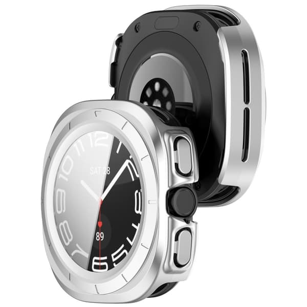 Bizon-kotelo + lasikello Galaxy Watch Ultralle 47 mm, satiininhopea
