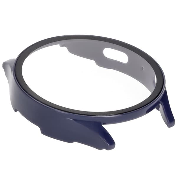 Bizon-fodral + glasklocka för Galaxy Watch 7 44mm, blå