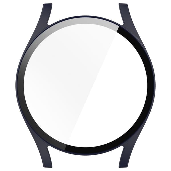 Bizon-fodral + glasklocka för Galaxy Watch 7 44mm, blå