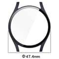 Miniatyrbild 2 av 8: Bizon-fodral + glasklocka för Galaxy Watch 7 44mm, blå