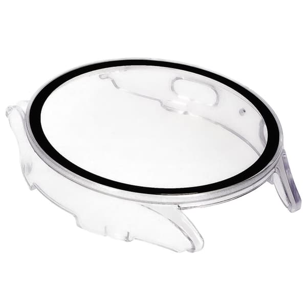 Bizon-fodral+glasklocka för Galaxy Watch 7 44mm, transparent