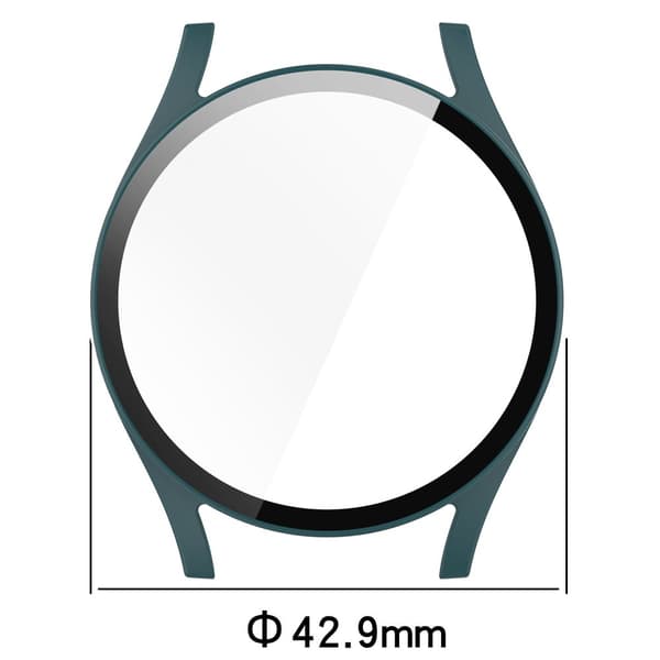 Bizon Urkasse + Glas til Galaxy Watch 7 40mm, Grøn