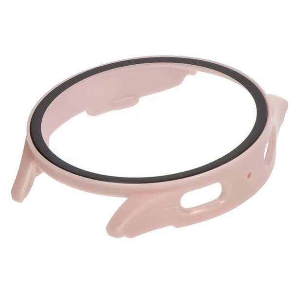 Bizon-fodral + glasklocka för Galaxy Watch 7 40mm, rosa
