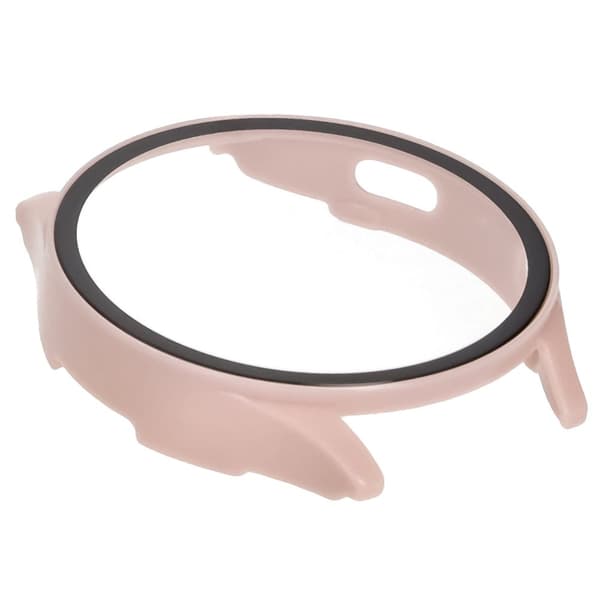 Bizon-fodral + glasklocka för Galaxy Watch 7 40mm, rosa