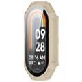 Miniatyrbild 5 av 8: Bizon-fodral + glasklocka för Xiaomi Smart Band 9, beige