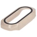 Miniatyrbild 6 av 8: Bizon-fodral + glasklocka för Xiaomi Smart Band 9, beige