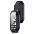 Miniatyrbild 1 av 8: Bizon-fodral+glasklocka för Xiaomi Smart Band 9, blå