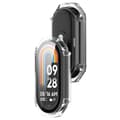 Miniatyrbild 1 av 8: Bizon-fodral+glasklocka för Xiaomi Smart Band 9, transparent