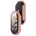 Miniatyrbild 1 av 8: Bizon-fodral+glasklocka för Xiaomi Smart Band 9, rosa