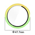 Pikkukuva 2 / 8: Bizon-kotelo + lasikello Google Pixel Watch 3:lle 45 mm, keltavihreä