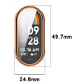 Miniatyrbild 3 av 7: Bizon Case Watch Felipe Skärmskyddsfodral för Xiaomi Smart Band 9, Roséguld
