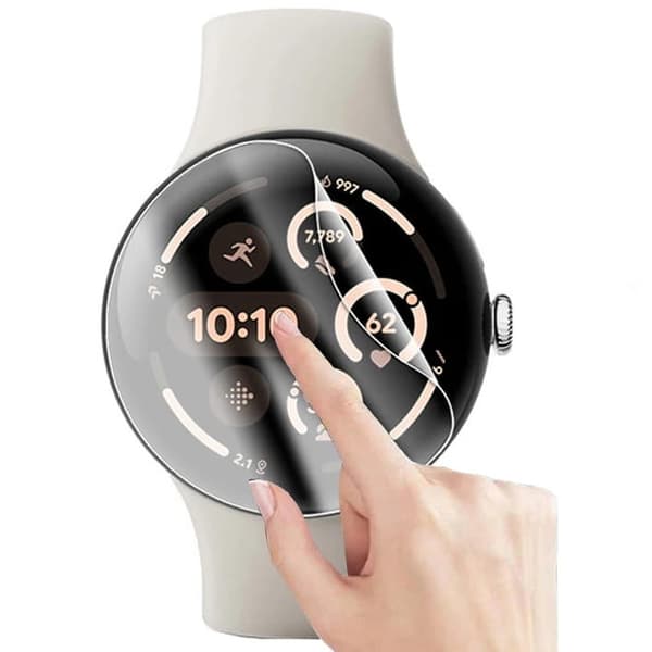 Bizon Glass Watch Hydrogel Skärmskydd för Google Pixel Watch 3 41mm, 2 stycken