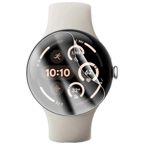 Bizon Glass Watch Hydrogel Skärmskydd för Google Pixel Watch 3 41mm, 2 stycken