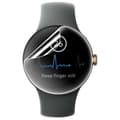 Miniatyrbild 6 av 6: Bizon Glass Watch Hydrogel Skärmskydd för Google Pixel Watch 3 45mm, 2 stycken