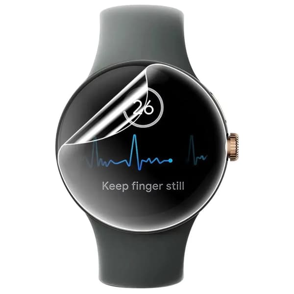 Bizon Glass Watch Hydrogel Skärmskydd för Google Pixel Watch 3 45mm, 2 stycken