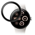 Miniatyrbild 5 av 5: Bizon Glass Watch Edge Hybrid för Google Pixel Watch 3 41 mm, svart
