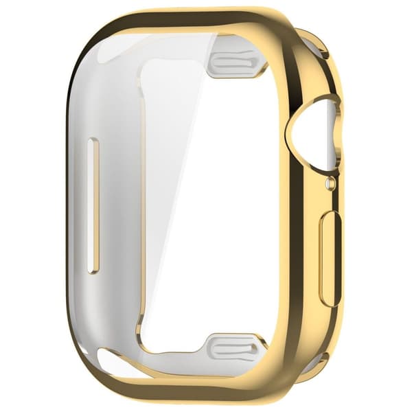 Bizon Case Watch Felipe -kotelo näytönsuojalla Apple Watch 10:lle (46 mm), kulta
