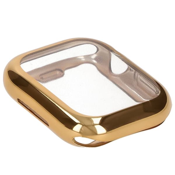 Bizon Case Watch Felipe -kotelo näytönsuojalla Apple Watch 10:lle (46 mm), kulta