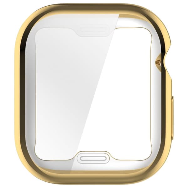 Bizon Case Watch Felipe -kotelo näytönsuojalla Apple Watch 10:lle (46 mm), kulta