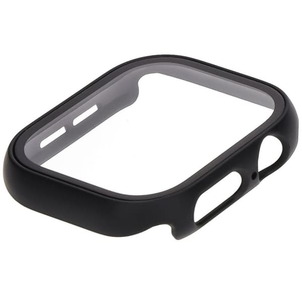 Bizon-kotelo + lasikello Apple Watch 10:lle (46 mm), musta