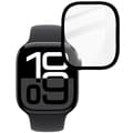 Miniatyrbillede 5 af 5: Bizon Glass Watch Edge Hybrid til Apple Watch 10 46mm, Sort