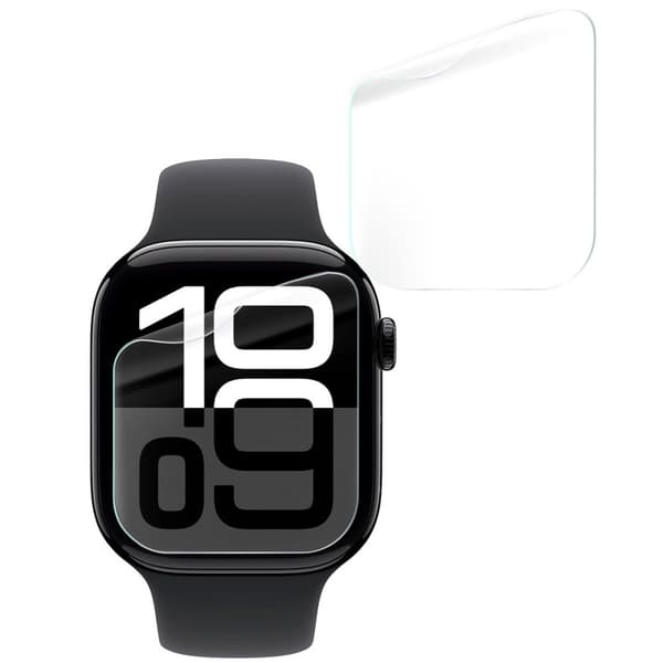 Bizon Glass Watch Hydrogel Skærmbeskytter til Apple Watch 10 46mm, 2 stk.