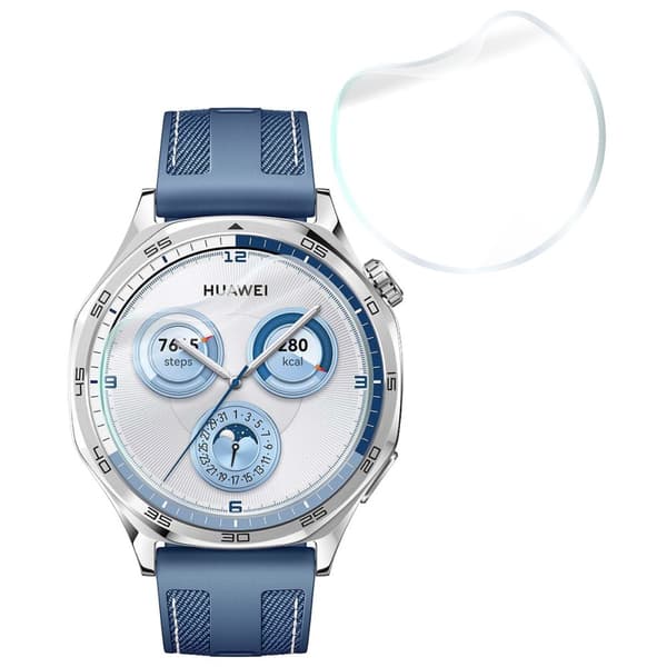 Bizon Glass Watch Hydrogeeli Näytönsuoja Huawei Watch GT 5 / GT 5 Pro 46mm, 2 kpl