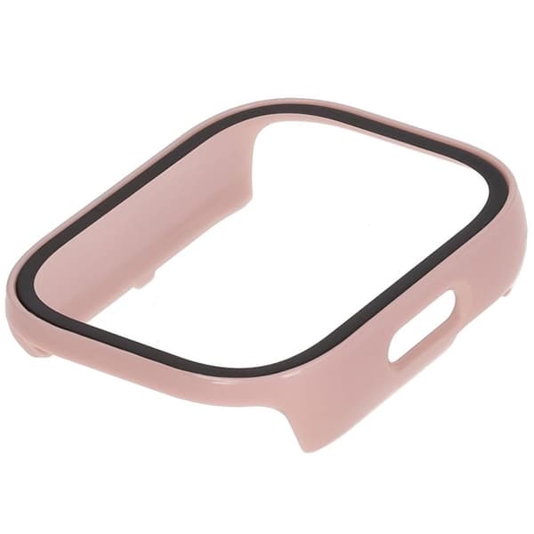 Bizon-fodral+glasklocka för Xiaomi Redmi Watch 5 Lite, rosa