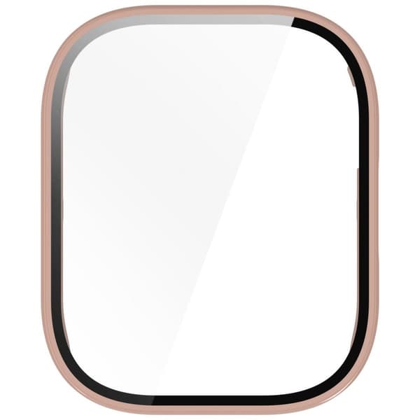 Bizon-fodral+glasklocka för Xiaomi Redmi Watch 5 Lite, rosa