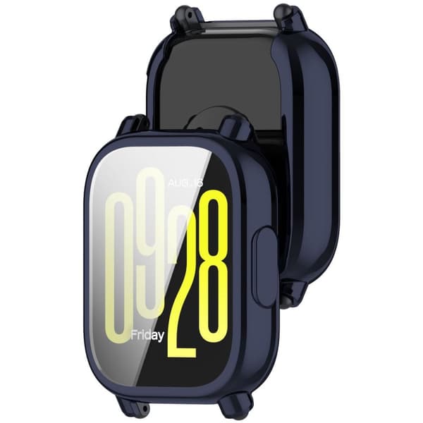 Bizon Case Watch Felipe Skärmskyddsfodral för Xiaomi Redmi Watch 5 Lite, Blå