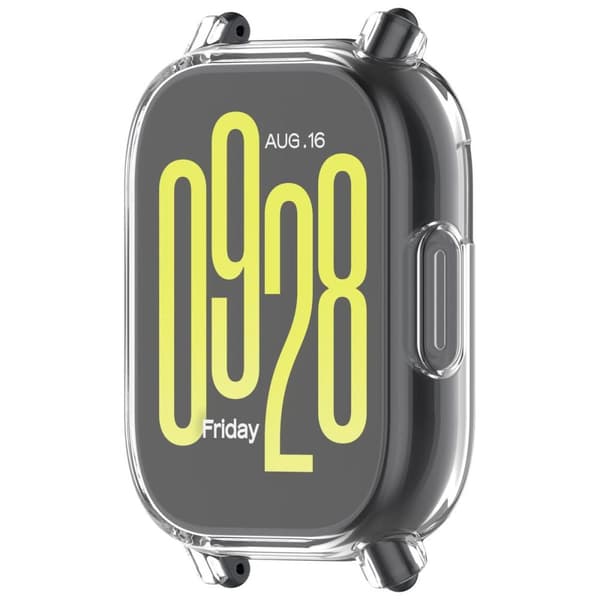 Bizon Case Watch Felipe -näytönsuoja Xiaomi Redmi Watch 5 Litelle, läpinäkyvä