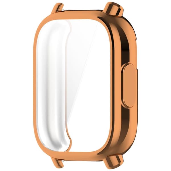Bizon Case Watch Felipe -näytönsuoja Xiaomi Redmi Watch 5 Litelle, ruusukulta