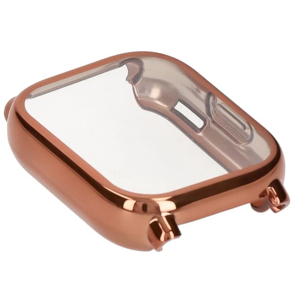 Bizon Case Watch Felipe -näytönsuoja Xiaomi Redmi Watch 5 Litelle, ruusukulta