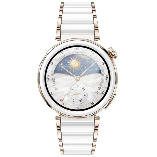 Bizon Glass Watch Edge Hybrid Huawei Watch GT 5 Pro 42 mm:lle, musta