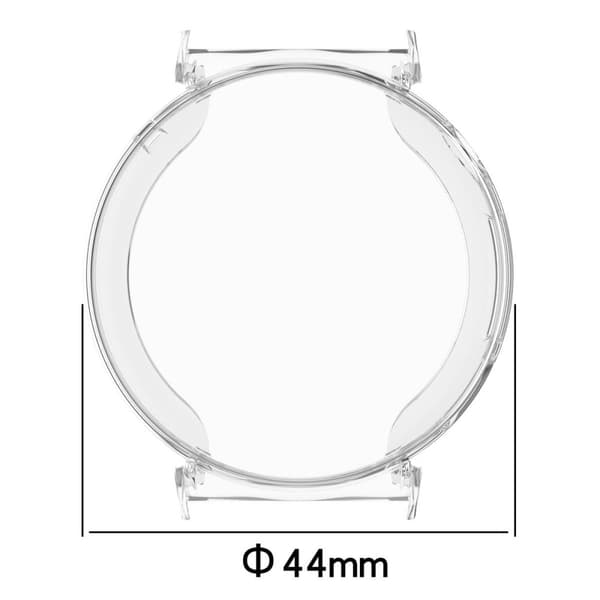 Bizon Case Watch Felipe -kotelo näytönsuojalla Huawei Watch GT 5 41 mm:lle, läpinäkyvä