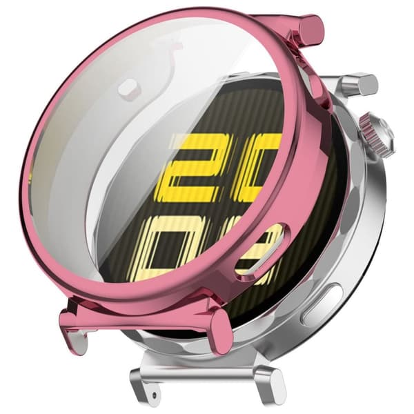 Bizon Case Watch Felipe -näytönsuoja Huawei Watch GT 5:lle 41 mm, pinkki