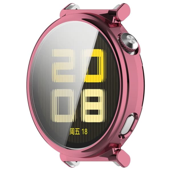 Bizon Case Watch Felipe -näytönsuoja Huawei Watch GT 5:lle 41 mm, pinkki