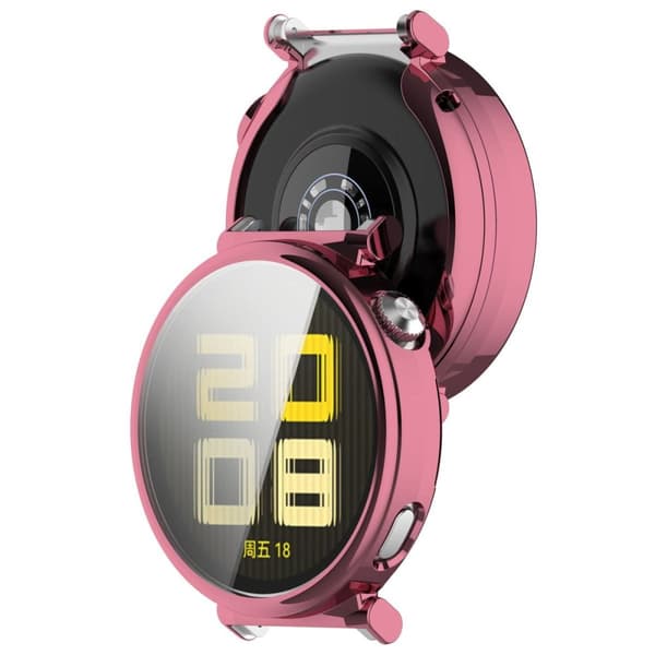 Bizon Case Watch Felipe -näytönsuoja Huawei Watch GT 5:lle 41 mm, pinkki