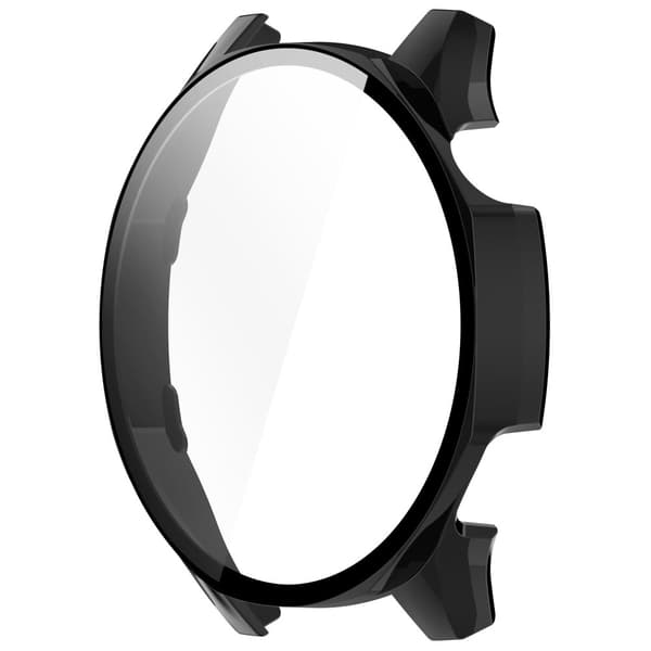 Bizon-fodral + glasklocka för Huawei Watch GT 5 46mm, svart