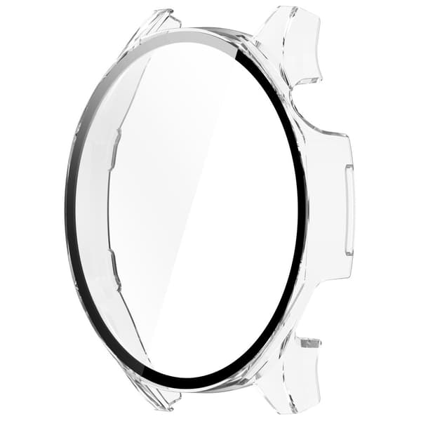 Bizon-fodral+glasklocka för Huawei Watch GT 5 46mm, transparent