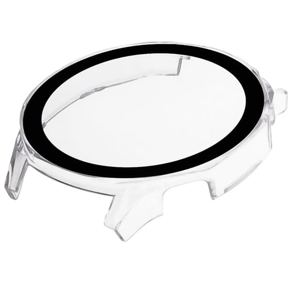 Bizon-fodral+glasklocka för Huawei Watch GT 5 46mm, transparent