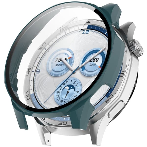 Bizon-kotelo + lasikello Huawei Watch GT 5:lle 46 mm, vihreä