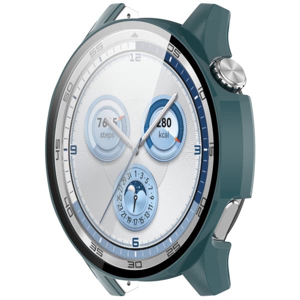 Bizon-kotelo + lasikello Huawei Watch GT 5:lle 46 mm, vihreä