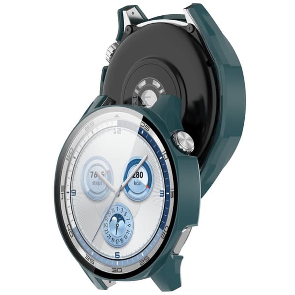 Bizon-kotelo + lasikello Huawei Watch GT 5:lle 46 mm, vihreä